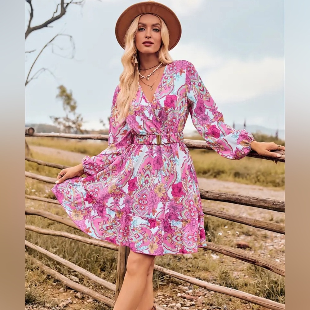 NIP Pink Floral Dress